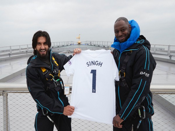 Ranveer Singh with Ledley King