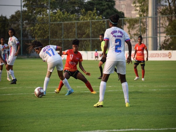 A visual from the match. (Photo- AIFF)