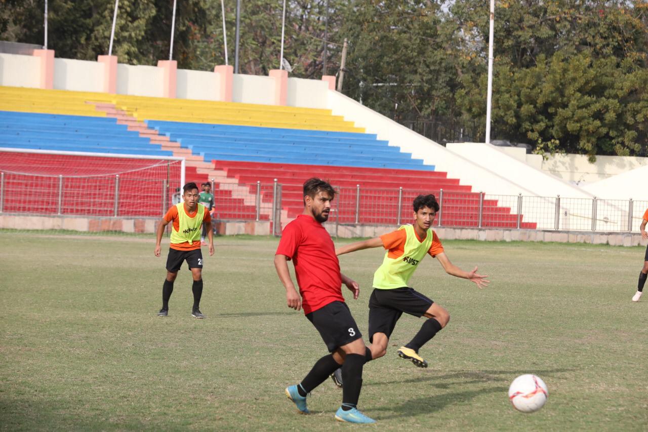 Finals of fraternity cup being played between BBFS and Rongmei FC
