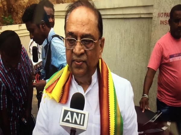 TDP's city unit president Rehman talking to ANI.  Photo/ANI