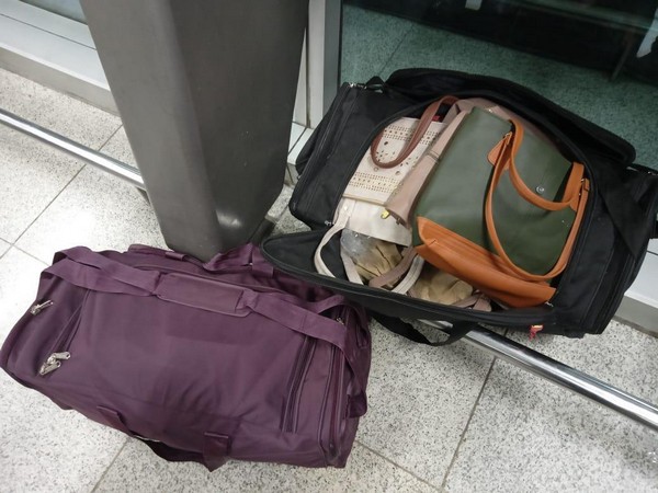 CISF recovered narcotic substance in bags of a woman on Friday night at IGI Airport in New Delhi. Photo/ANI