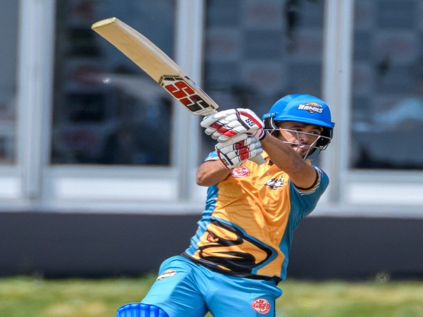Winnipeg Hawks' batsman JP Duminy in action against Vancouver Knights (Photo/ GT20 Canada Twitter)