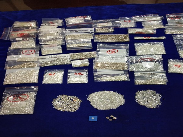 Diamonds worth Rs 2.25 crore were recovered at Chennai airport on Saturday.