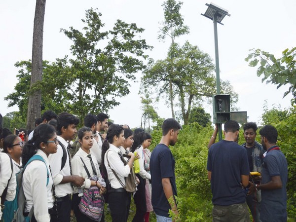 The device has been developed by a nature lover group and can detect the movement of elephant. (Photo/ANI)