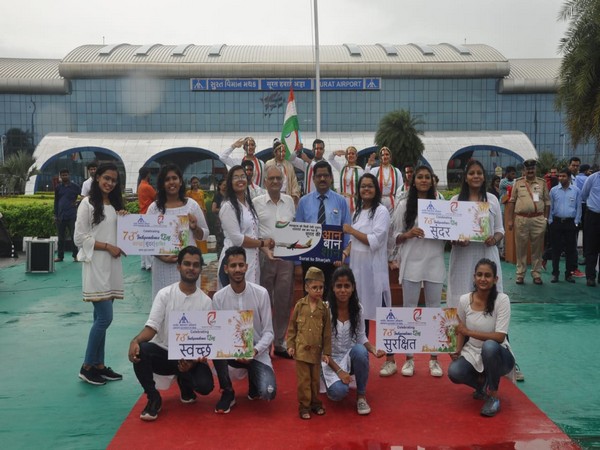 Surat airport basks in celebrations of Independence Day by AAI and IDT Surat