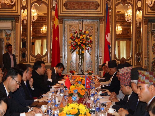 The Nepal-China bilateral meeting underway in Kathmandu on Monday 