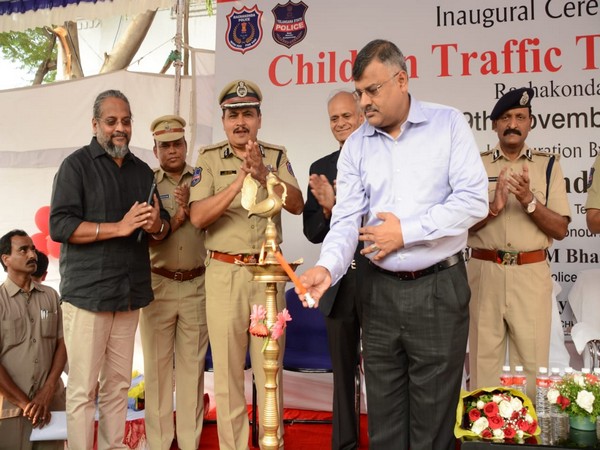 Chidren Traffic Training Park was inaugurated in Hyderabad on Tuesday. 