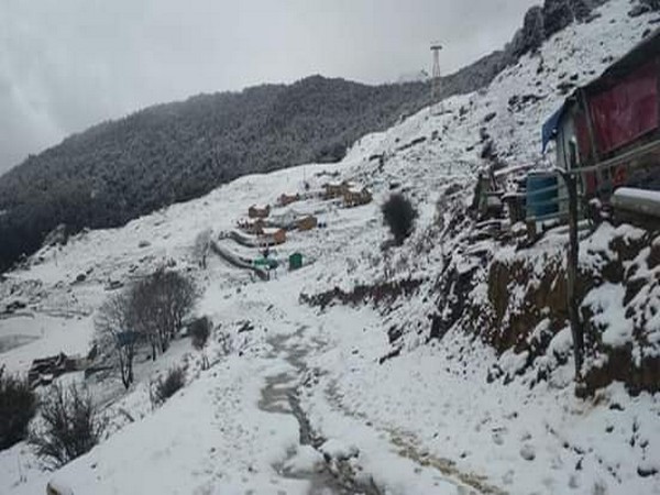 Snowfall in Chamoli in Himachal Pradesh. (File photo)