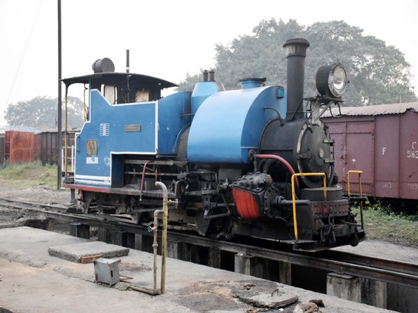 A steam powered toy train in Darjeeling.
