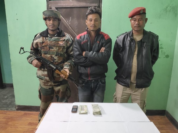 NDFS-B linkman arrested on Thursday in Assam's Chirang district. Photo/ANI