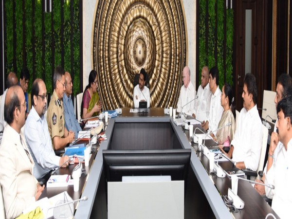 High-power committee meets Chief Minister Y S Jagan Mohan Reddy on Friday (Photo/ANI)