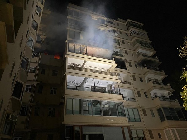 he fire broke out at around 8 pm in the residential building with ground plus 14 floors