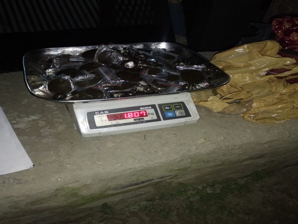 1.8 kg cannabis recovered in Himachal Pradesh. Photo/ANI