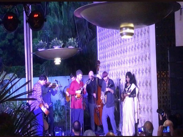 The Bluegrass journeymen performing at US Embassy in New Delhi