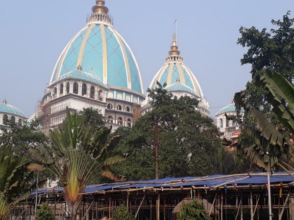 ISKCON temple in Mayapur, West Bengal.