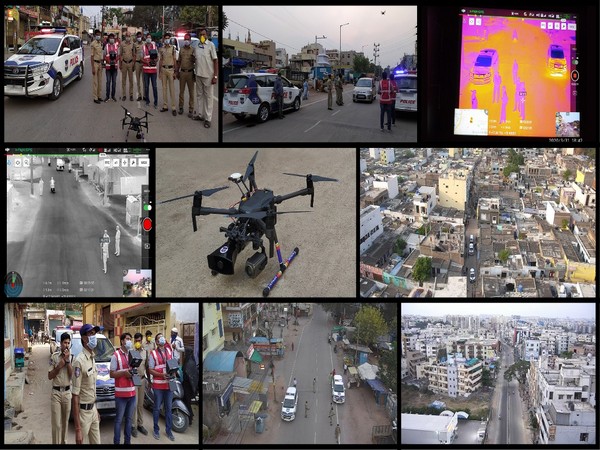Cyient provides drone-based surveillance technology to support Telangana State Police in implementing COVID-19 lockdown.