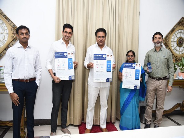  Telangana Minister KT Rama Rao on Saturday launched an App that will provide official data on COVID-19 cases in the state.