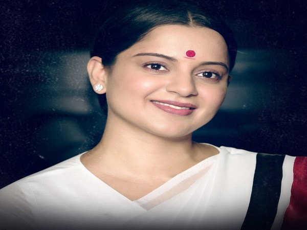 Bollywood actor Kangana Ranaut in her character look for the upcoming movie 'Thalaivi' 