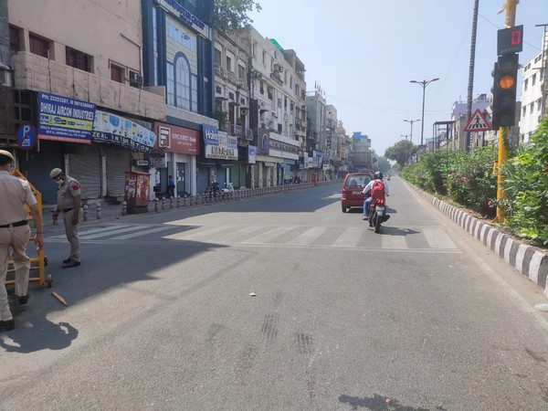 A spot visual from Old Delhi on Friday. Photo/ANI