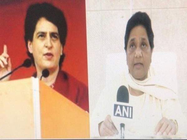 Congress leader Priyanka Gandhi Vadra and Bahujan Samaj Party chief Mayawati