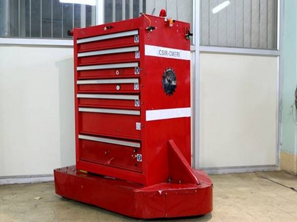 HCARD or Hospital Care Assistive Robotic Device developed by CMERI, Durgapur, West Bengal. Photo/ANI