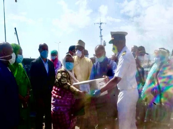 The consignment arrived at the port of Moroni, Comoros onboard INS Kesari on Sunday.