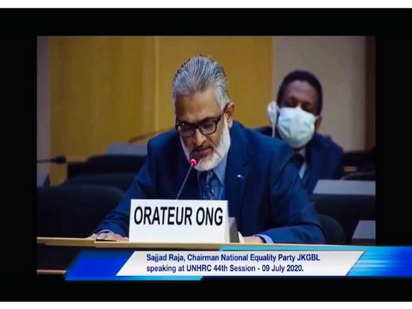 Sajjad Raja, the Chairman National Equality Party JKGBL