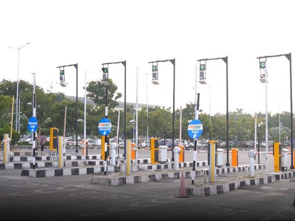 GMR Hyderabad International Airport (GHIAL) introduced India's first fully contactless airport car parking  on Friday. (Photo/ANI)