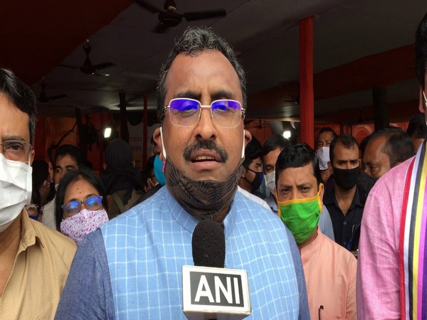 BJP National General Secretary Ram Madhav speaking to ANI on Saturday. (Photo/ANI)