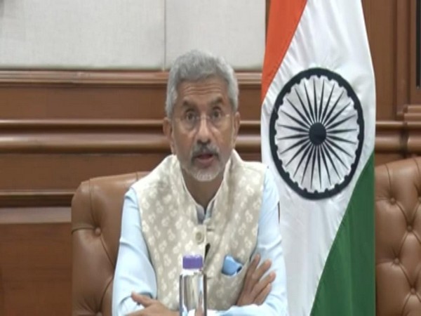 External Affairs Minister S Jaishankar speaking at the handing over ceremony of 10 broad-gauge diesel locomotives
