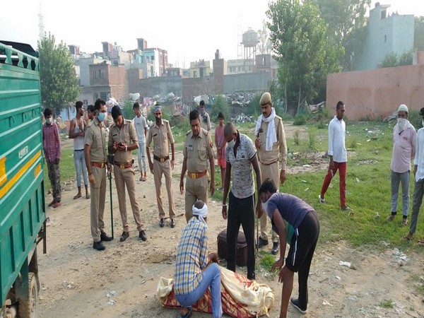 Body of an unidentified woman was recovered in Ghaziabad on Monday. (Photo/ANI)