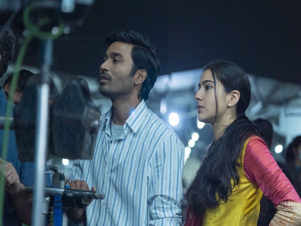 Dhanush and Sara Ali Khan 