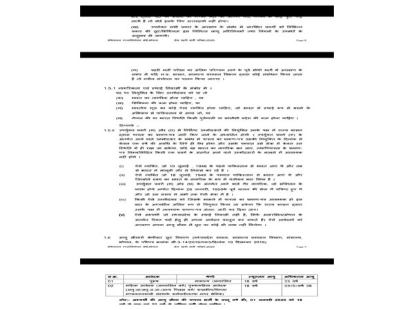 The copy of Madhya Pradesh Professional Examination Board's advertisement that refers Sikkim as an independent State 
