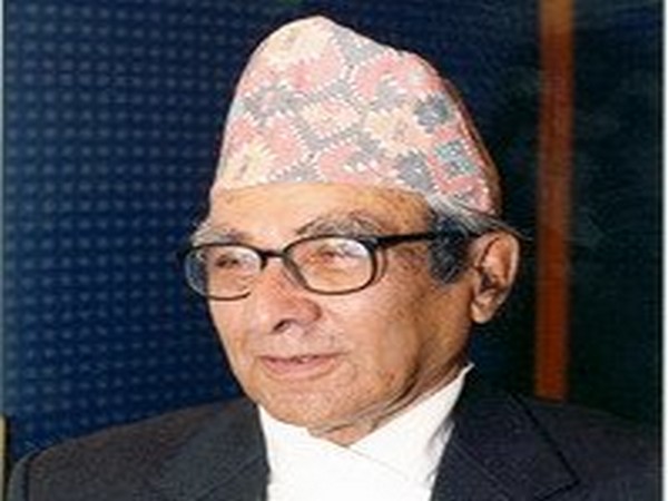 National Poet Laureate of Nepal, Madhav Prasad Ghimire,