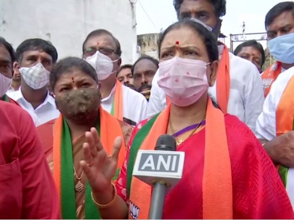 DK Aruna, National President of BJP Mahila Morcha (Photo/ANI)