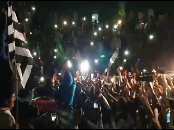 Hundreds of supporters and workers had started gathering at the Jinnah Stadium