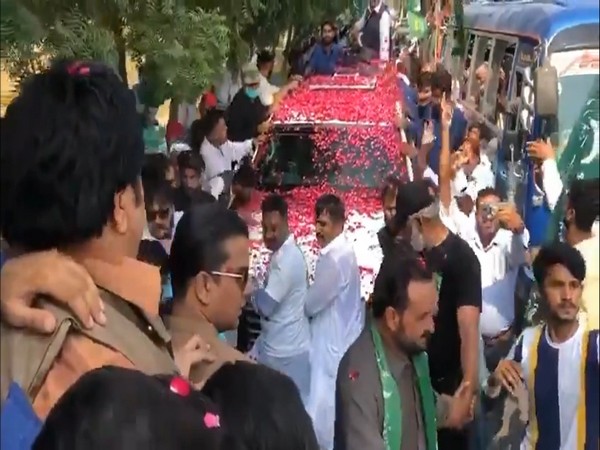 PML-N's vice president Maryam Nawaz arrived in Karachi on Sunday afternoon