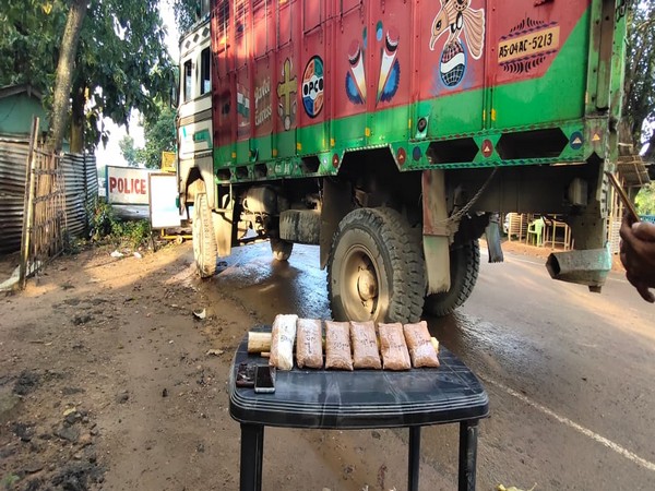 2 held, 3.45 kg heroin seized by Assam Police (Photo/ANI)