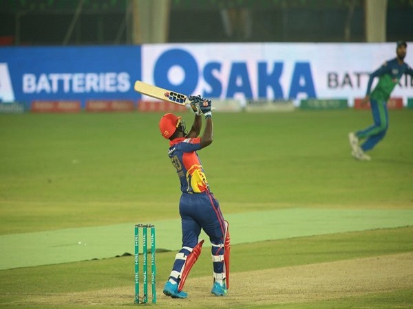 Karachi Kings batsman Sherfane Rutherford (Image: Karachi Kings' Twitter)