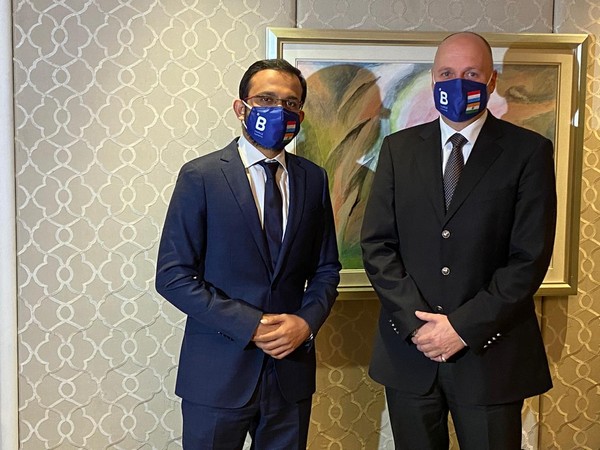 (Right to left) B Medical System CEO Luc Provost and Deputy CEO Jesal Doshi. (Photo/ANI)