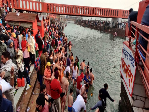 Kumbh Mela began on Thursday in Haridwar (Photo/ANI)