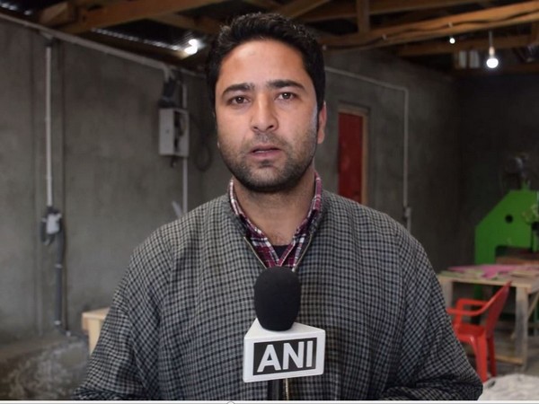 Muhammad Asgar Bhat, the owner of industrial Unit. (Photo/ANI)