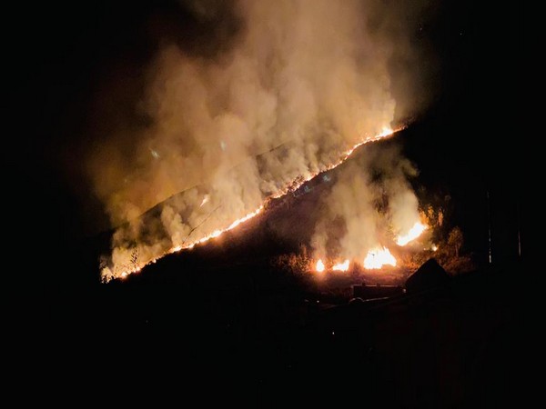 Forest fire broke out at Koylabasti in Anini district of Arunachal Pradesh late evening on February 11.