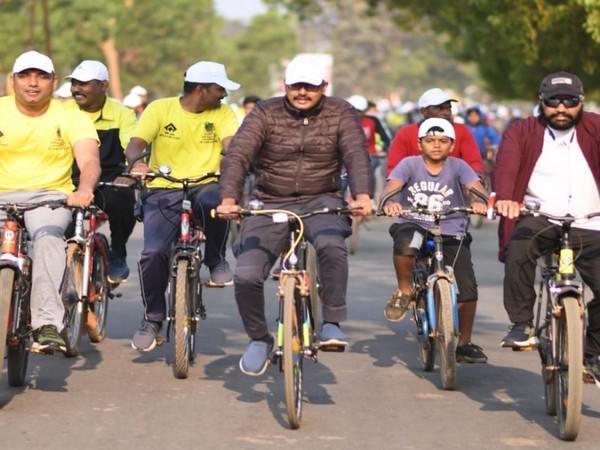 Cycle rally was organised in Narayanpur to promote 3rd edition of Abujhmad Peace Marathon