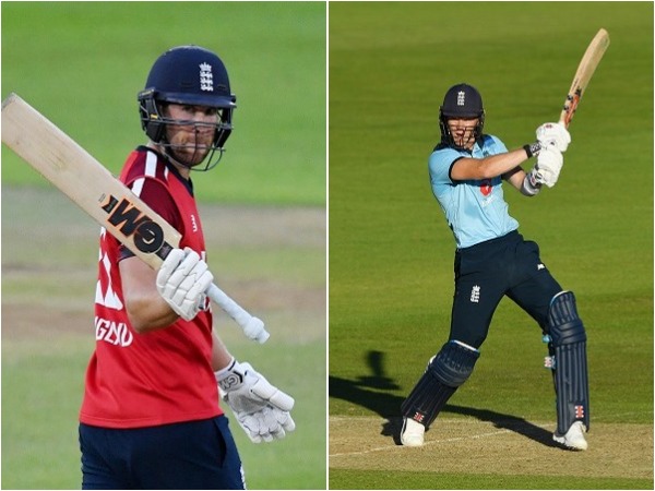 Billings and Malan had an interaction with three blind cricketers -- Vishnu, Dinesh and Nikul.