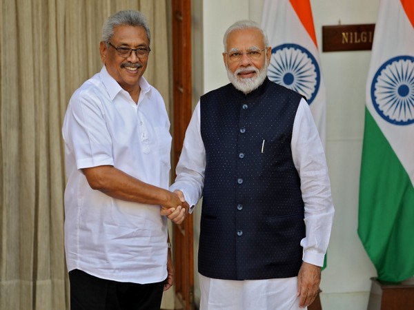 Prime Minister Narendra Modi and Sri Lankan president Gotabaya Rajapaksa