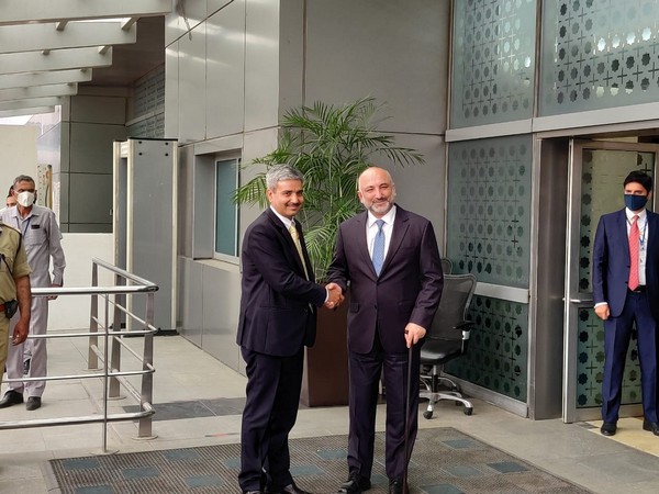 Afghanistan Foreign Minister Mohammad Haneef Atmar arriving in India