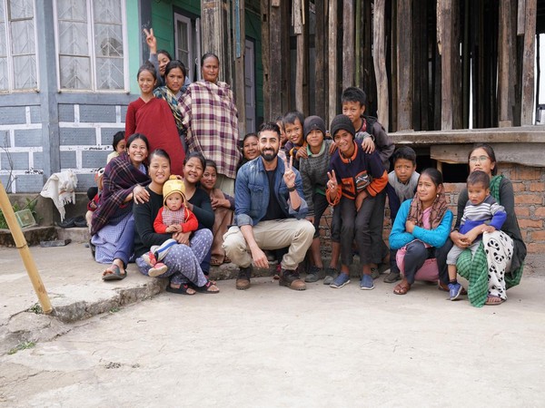 Ayushmann Khurrana while shooting for 'Anek' in the Northeast