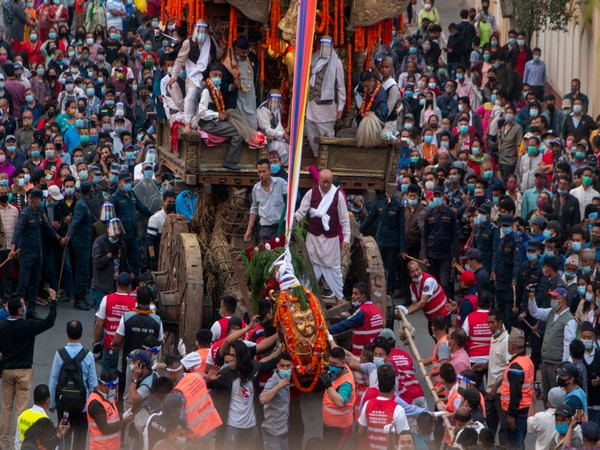 Chariot procession in Nepal
