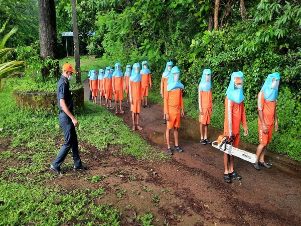 NDRF team posted at Cheruthoni in Idukki district (Photo/NDRF)